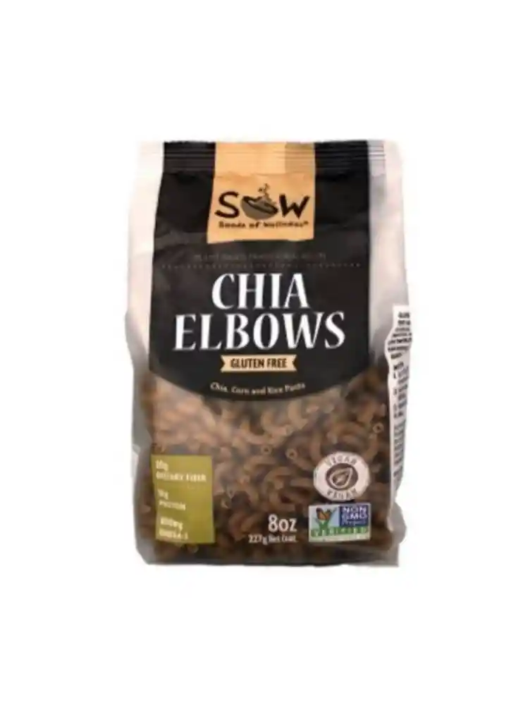 Chia elbows (vegano/sin gluten)