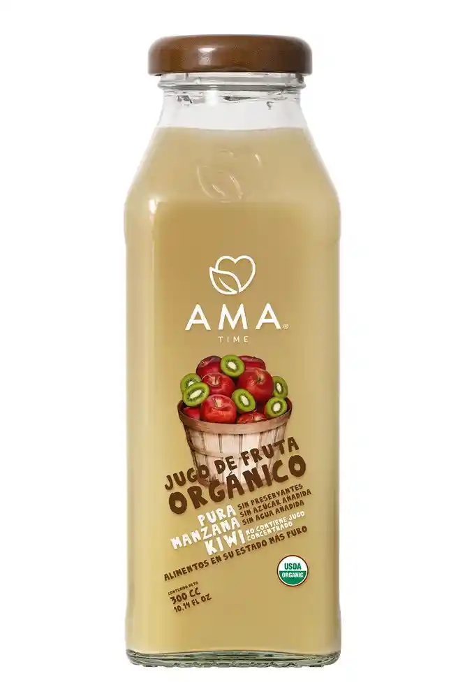 Jugo Manzana Kiwi orgánico