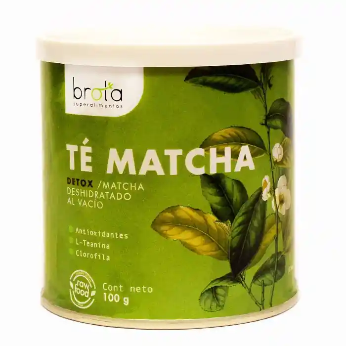 Té matcha en polvo