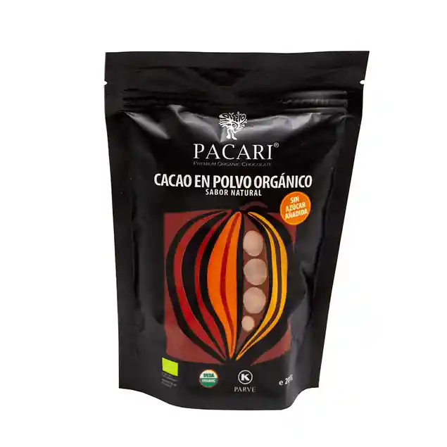 Pacari Chocolate Cacao Polvo 200Gr Orgánico