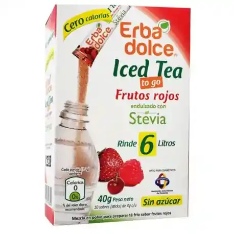 Iced tea frutos rojos caja 10 sticks x 4 gr