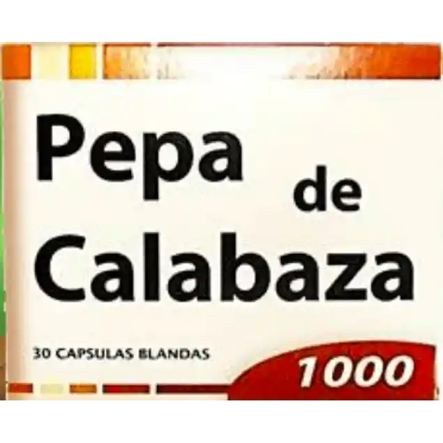 Aceite pepa de calabaza 1000mg 30 cápsulas