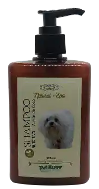 Pet Happy Shampoo Nutritivo Aceite de Coco Natural Spa 320 mL