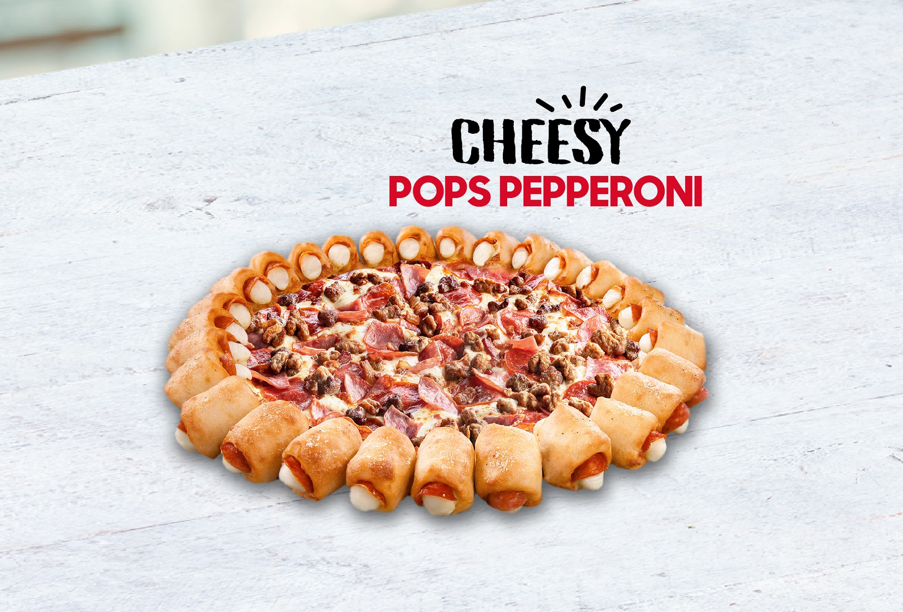 Pizza Cheesy Pops Pepperoni & Queso
