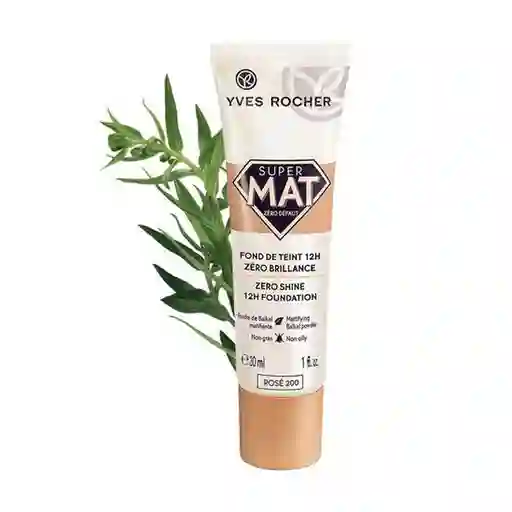 Yves Rocher Base Súper Mate Rosé 200 30 mL