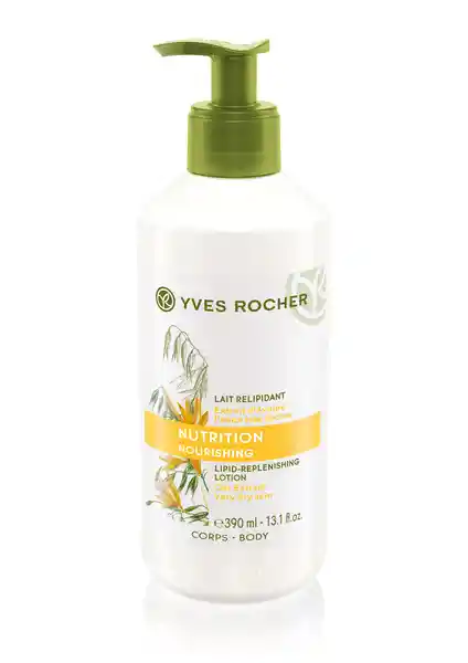 Yves Rocher Leche Corporal Nutritiva Avena 390 mL