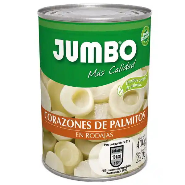 Jumbo Palmitos en Rodajas