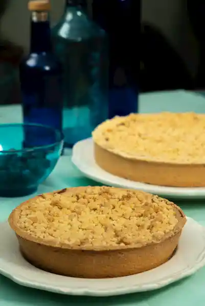 Kuchen Mini De Migas Durazno