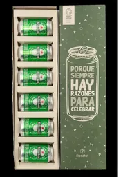 Heineken Caja Ecológica Con Latas De Cervezas