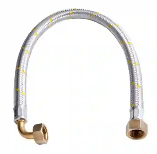 Nibsa Flexible de Gas Conexión Curva 7/8 x 1/2 60 cm