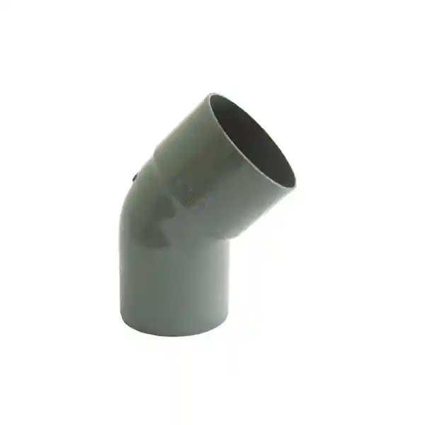 Pvc Codo 45º Pvc Sanitario Gris 40 mm