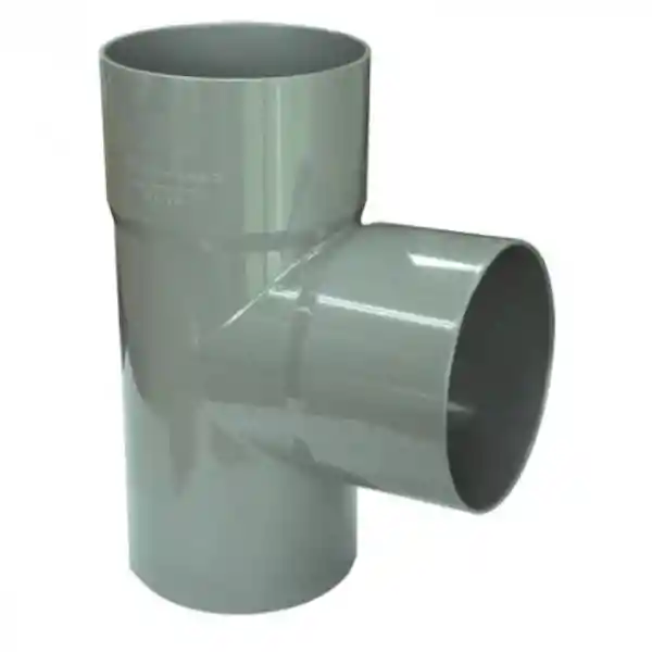 Pvc Tee Pvc Sanitario Gris 40 x 40 mm