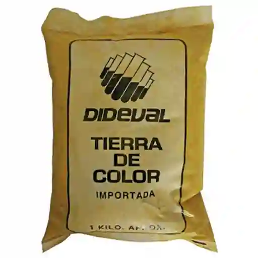 Dideval Tierra de Color Amarilla 1 Kg