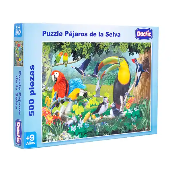 Dactic Puzzle Pájaros de la Selva