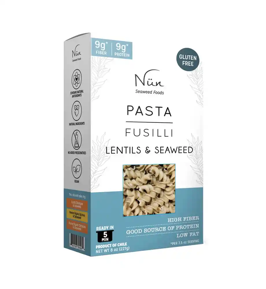 NünPasta Fusilli Lenteja Alga