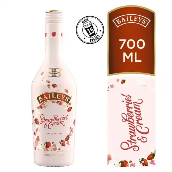 Baileys Original Licor Strawberries & Cream