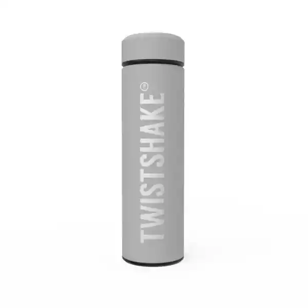 Twistshake Termo Para Agua Hot & Cold Gris Capacidad 420 mL