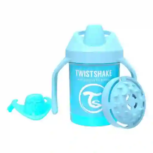 Twistshake Vaso Mini Cup 4+M Azul Pastel Capacidad 230 mL