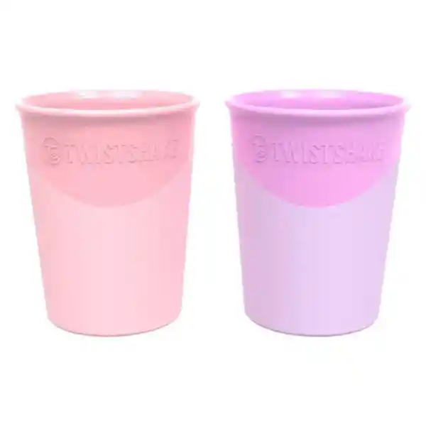 Twistshake Vasos Rosado Morado Capacidad 170 mL