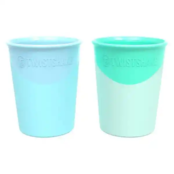 Twistshake Vasos Azul Verde Pastel Capacidad 170 mL