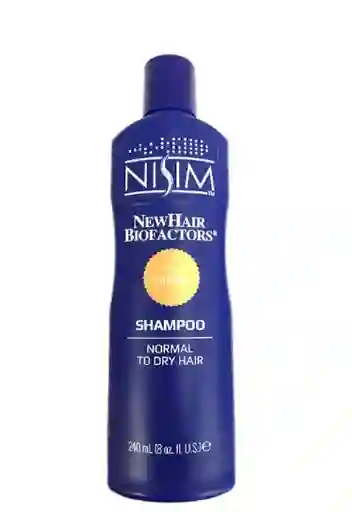 Nisim Shampoo Anti Caida Nhb Normal A Seco 240 mL-Azul