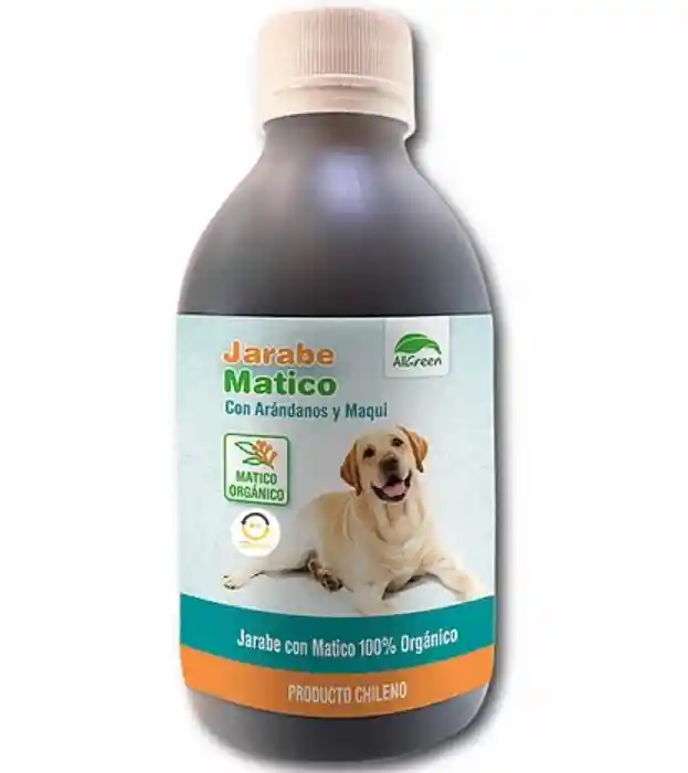 Allgreen Jarabe de Matico Con Arándanos y Maqui 250 mL