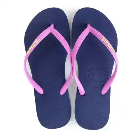 Havaianas Sandalias (slim Logo Pop Up) Color Marino 35-36