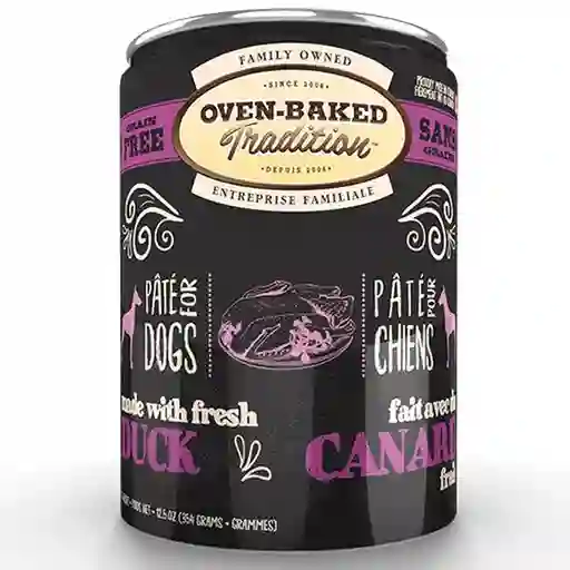 Obt Snack Pate Duck Adult Dog 354 g