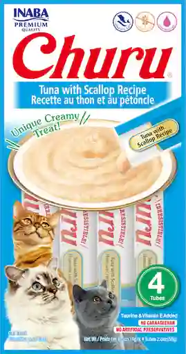 Churu Snack Para Gato Tuna & Scallop