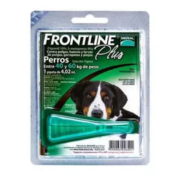 Frontline Antipulgas Plus Para Perro 40 - 60 Kg Pipeta 4.02 mL
