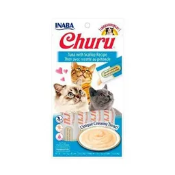 Inaba Snack Para Gato Churu Tuna With Scallop Recipe 56 g
