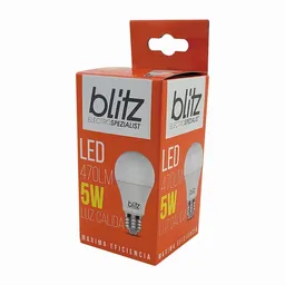 Blitz Foco Ampolleta LED G3 5W Luz Cálida