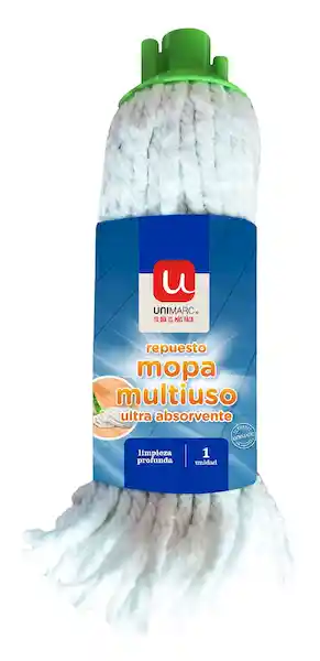 Repuesto De Mopa Multiuso Ultra Absorbente De Algodón