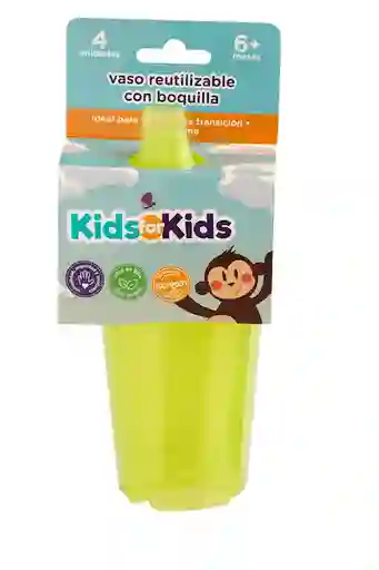 Kids For Kids Vaso Reutilizable Con Boquilla