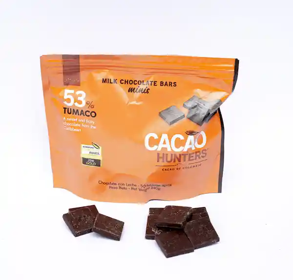 Cacao Hunters Chocolate Tumaco Leche 53% Cacao
