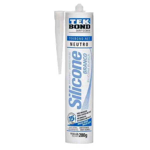 Tekbond Silicona Neutra Blanca 280 g