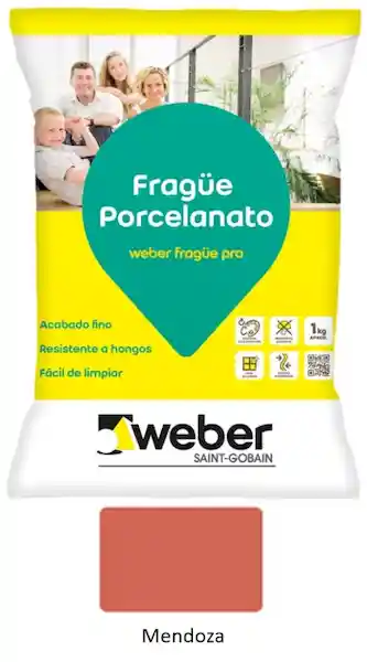 Weber Fragüe Porcelanato Mendoza 1 Kg