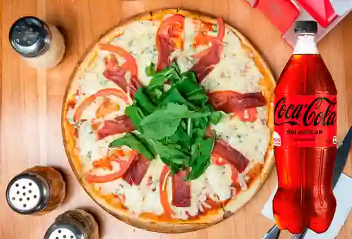 Pizza Idílico + Bebida 1.5Lt