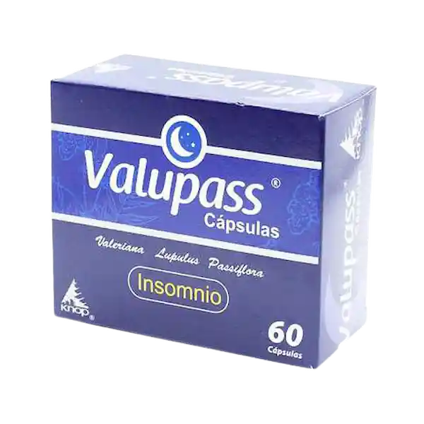 Valupass Cápsulas Insomnio 