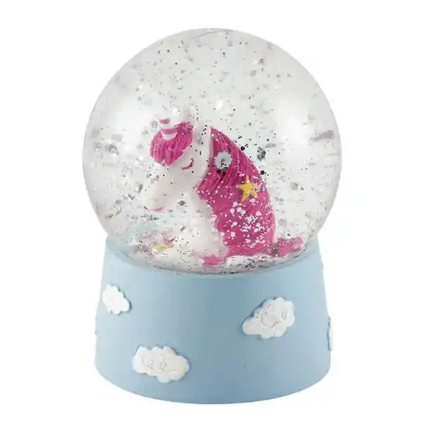 Floss & Rock Mini Globo de Nieve Unicornio FyR-39P3540