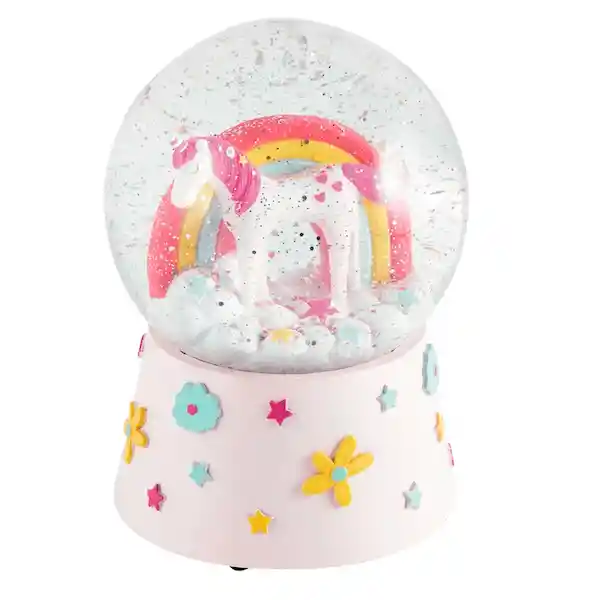 Floss & Rock Globo de Nieve Músical Unicornio FyR-39P3519