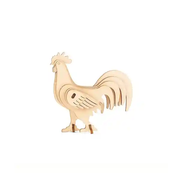 Kikkerland Puzzle 3D de Madera Gallo GG151