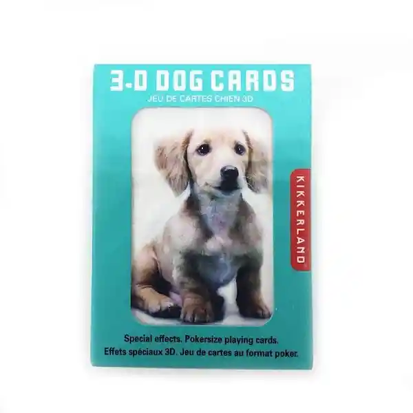 Kikkerland Juego de Mesa Cartas Perros GG40