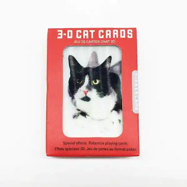 Kikkerland Juego de Mesa Cartas Gatos GG38