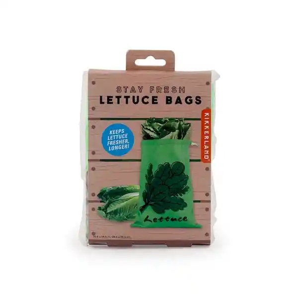 Kikkerland Bolsa de Lechuga Mantente Fresca CU240