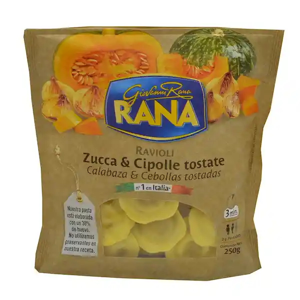 Giovanni Roma Ravioli Calabaza y Cebollas Tostadas