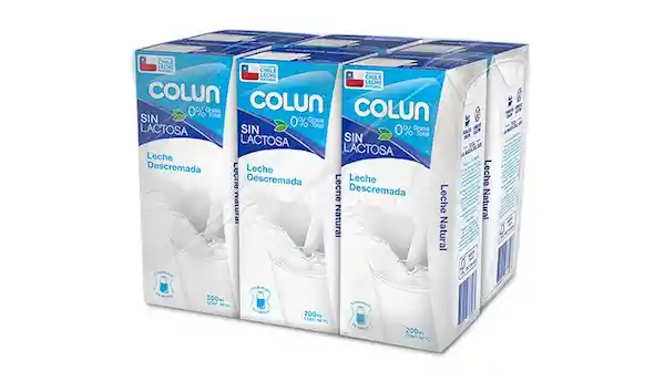 Colun Leche Descremada sin Lactosa