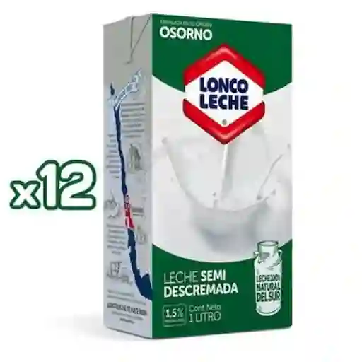 Loncoleche Leche Blanca Semidescremada