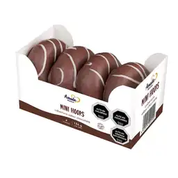 Amada Hoops Mini Cobertura Sabor Chocolate