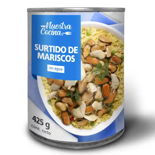 Nuestra Cocina Surtido de Mariscos en Agua